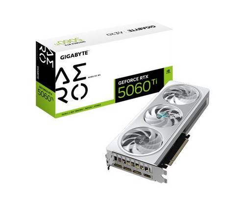 כרטיס מסך Gigabyte GeForce RTX 5060 Ti AERO OC 8GB White - ₪ - תמונה נוספת