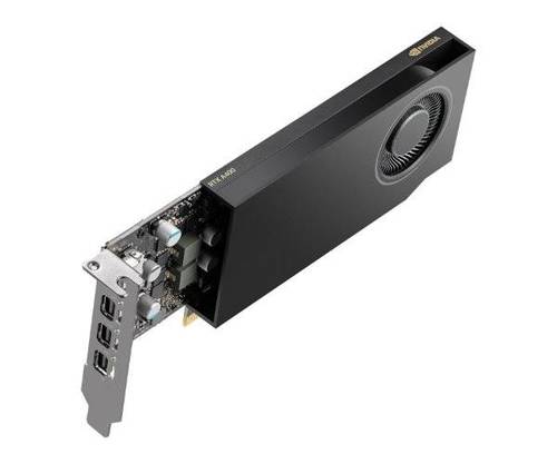 כרטיס מסך NVIDIA Quadro A400 4GB Bulk Ray Tracing 4 X mini-D - תמונה נוספת