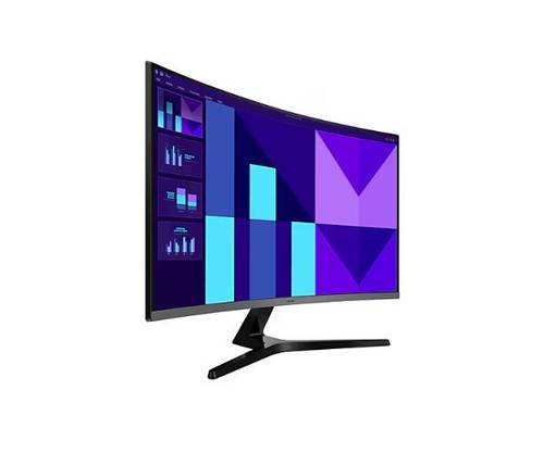 מסך קעור Samsung 32 S3 Essential Monitor FHD 100Hz 4Ms VA Bl - זווית נוספת
