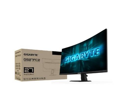 מסך Gigabyte GS27FC2 FHD VA 1Ms 240Hz HDR10 Curved Vesa100 - - זווית נוספת