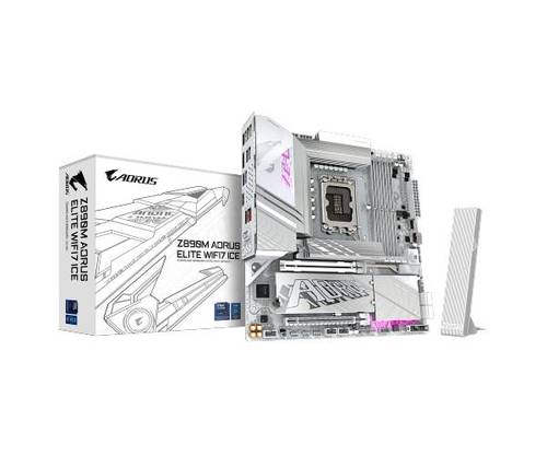 לוח אם אינטל GIGABYTE Z890M AORUS ELITE WIFI7 ICE WIFI7 BT P - תמונה 5