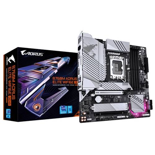 Gigabyte לוח Gigabyte B760M AORUS ELITE WIFI 6E GEN 5 mATX BT - ₪981.