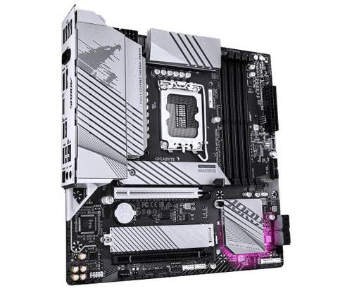 לוח Gigabyte B760M AORUS ELITE WIFI 6E GEN 5 mATX BT - ₪981. - מבט קרוב
