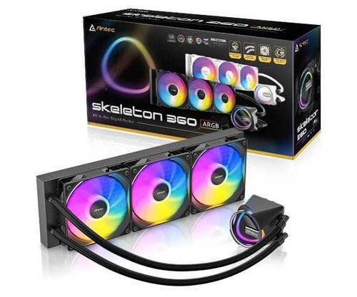 Antec קירור נוזלי Antec SKELETON 360 ARGB Black INTEL/AMD - ₪338.0