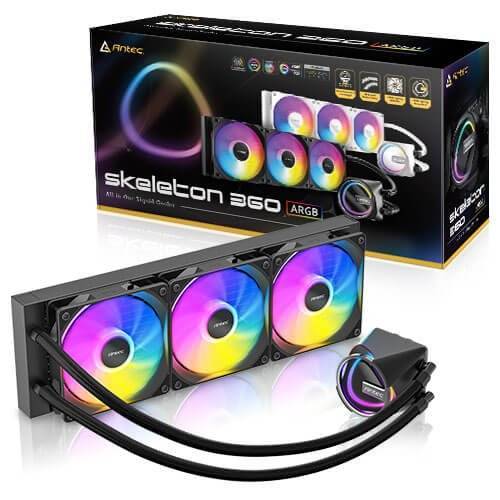 קירור נוזלי Antec SKELETON 360 ARGB Black INTEL/AMD - ₪338.0 - תמונה נוספת