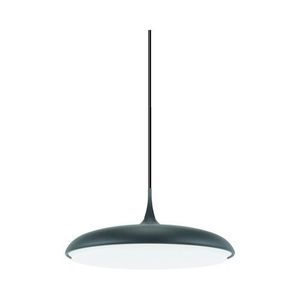  מנורת תלייה גוף שחור LUNARA 12W 25CM אור חם 