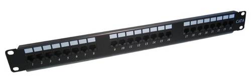 פנל 24 מחברים RJ-45 CAT 6A - ₪236.00 - אלוף מחשבים