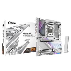 לוח אם | GIGABYTE X870E AORUS MASTER X3D ICE WIFI7 | ATX | BT 10GBE