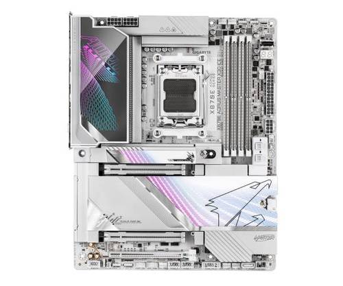 לוח אם GIGABYTE X870E AORUS MASTER X3D ICE WIFI7 ATX BT 10GB - תמונה נוספת