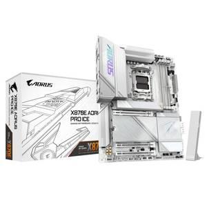 לוח אם | GIGABYTE X870E AORUS PRO ICE WIFI7 | ATX | DDR5 | AM5 | BT 2.5GBE
