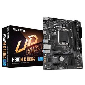 לוח אם | GIGABYTE H610M K | DDR4 M-ATX | LGA1700 | M.2 1GBE LAN
