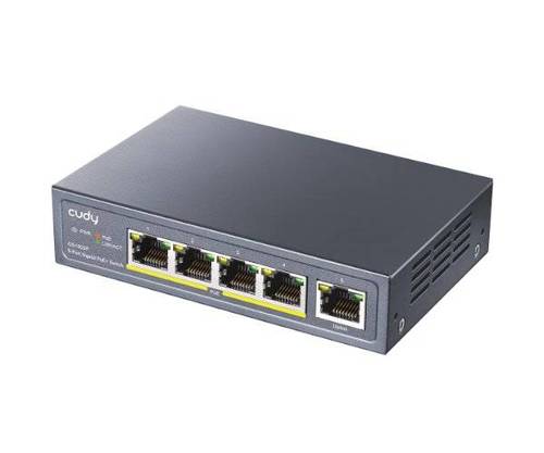מתג לא מנוהל Cudy GS1005P 5-Ports Gigabit Unmanaged POE Swit - מבט קרוב