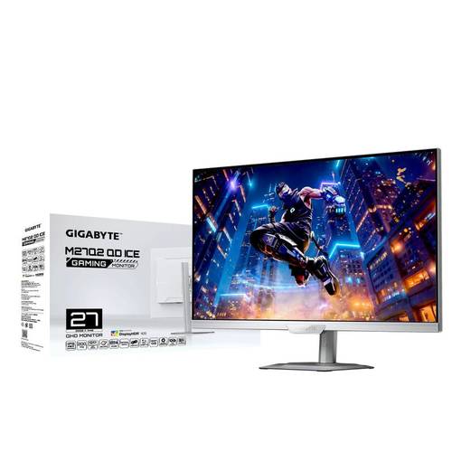 Gigabyte מסך גיימינג לבן Gigabyte M27Q2 ICE 27 Inch 2K SS IPS 1Ms 200