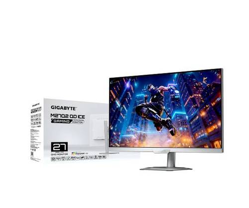 מסך גיימינג לבן Gigabyte M27Q2 ICE 27 Inch 2K SS IPS 1Ms 200 - מבט קרוב