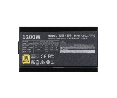 Cooler Master ספק כוח Gold ATX3.1 PCIE 5.1 +CoolerMaster Eli - זווית נוספת