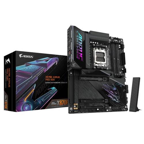 Gigabyte לוח אם Gigabyte X870E AORUS PRO X3D AMD AM5 ATX WIFI7 DDR5 -