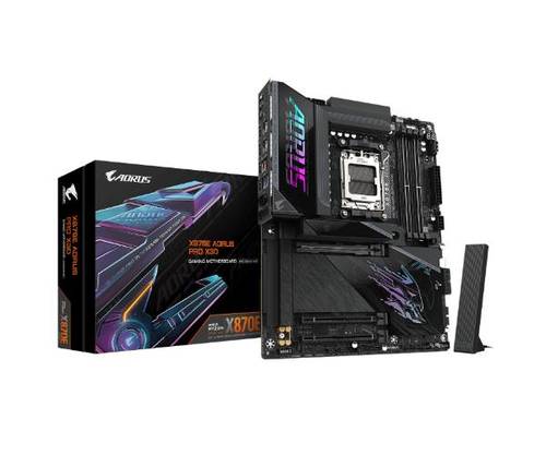 לוח אם Gigabyte X870E AORUS PRO X3D AMD AM5 ATX WIFI7 DDR5 - - זווית נוספת