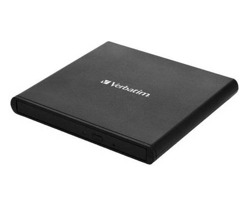 צורב DVD נייד חיצוני שחור Verbatim External Slimline - ₪155. - מבט קרוב