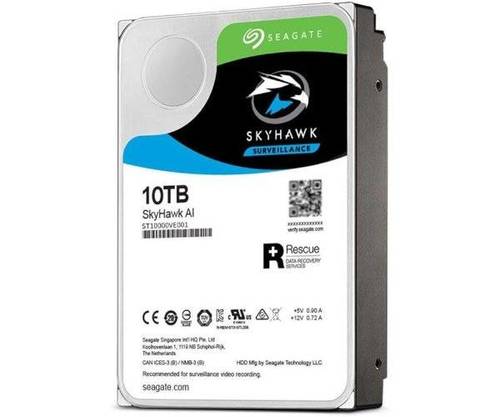 Seagate דיסק Seagate Skyhawk AI Survailance 10TB 3.5 7200rpm 256MB C