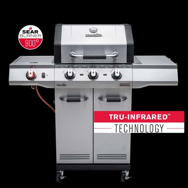 גריל גז 3 מבערים + כירה CHARBROIL Advantage PRO