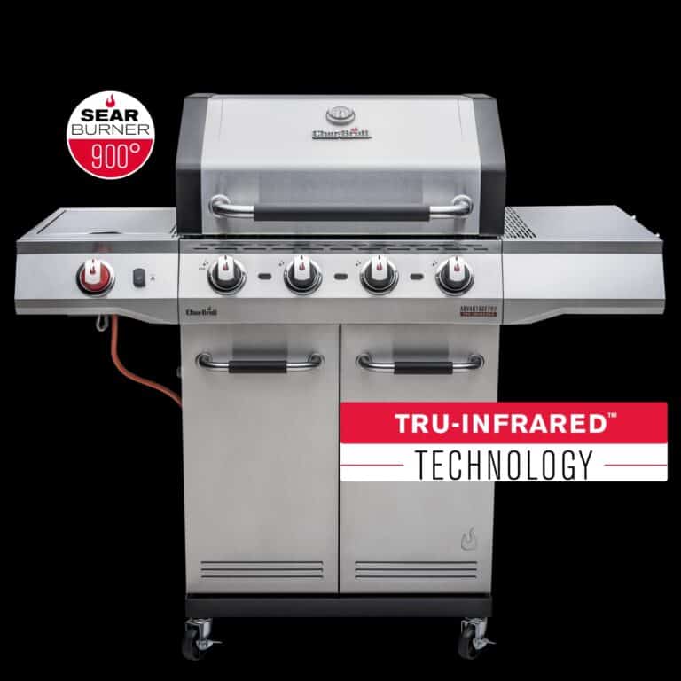 גריל גז 4 מבערים + כירה CHARBROIL Advantage PRO