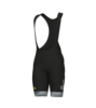 ביב רכיבה ALE PRIME BIBSHORT1 שחור-אפור ארגונומי טכני ומנדף