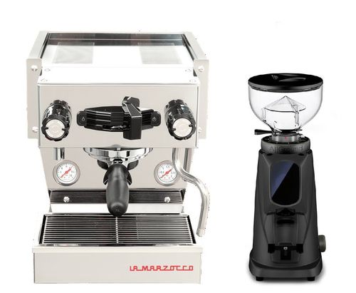לה מרזוקו La Marzocco Linea Micra + מטחנת קפה שוקלת Fiorenzato All Ground Sense