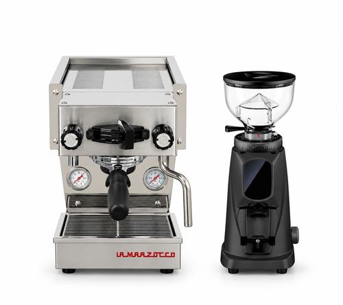 לה מרזוקו La Marzocco Linea Micra + מטחנת קפה שוקלת Fiorenzato All Ground Sense