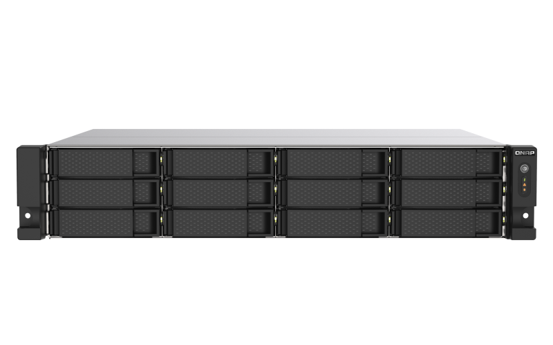 שרת אחסון QNAP TS-1273AU-RP-8G,12 Bay NAS