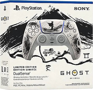 בקר האלחוטי - Limited Edition - PLAYSTATION 5 DUALSENSE CONTROLLER GHOST OF YOTEI  