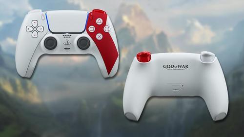 בקר האלחוטי - 20TH ANNIVERSARY Limited Edition - PLAYSTATION 5 DUALSENSE CONTROLLER - GOD OF WAR  