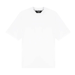 חולצה AINKER מידות XS-XXL לגברים בגוון לבן עם צווארון שחור