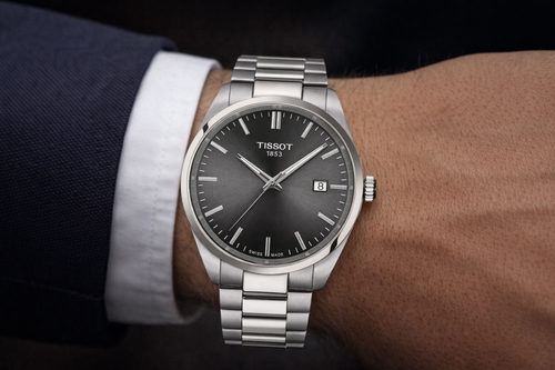 שעון Tissot PR100 דגם T150.410.11.081.00 לוח אפור