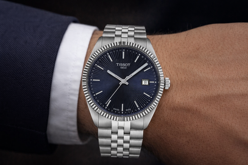 שעון Tissot דגם T156.410.11.041.00 לוח כחול