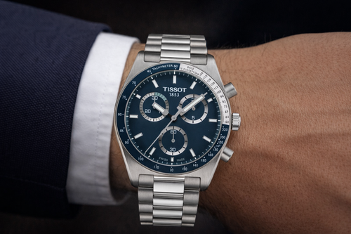 שעון Tissot כרונוגרף דגם T149.417.11.041.00 לוח כחול