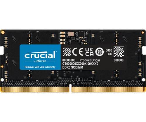 זכרון לנייד Crucial 16GB DDR5-5600 C46 SODIMM