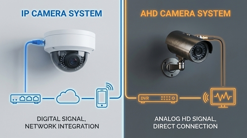 מצלמת אבטחה IP vs AHD - איזו טכנולוגיה עדיפה לבית שלכם?