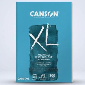 בלוק 70 דף A5 אקוורל 300 גר Canson XL Aquarelle