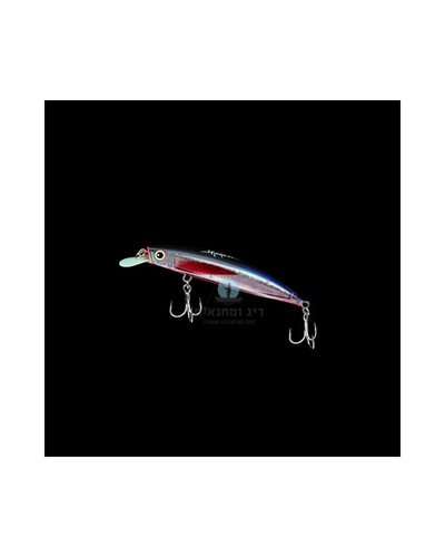 דמוי דייג Malosi Staple Hero 140F משקל 35 גרם בצבע Fusion עם השתקפויות מטאליות, דמוי צף מקצועי לז'ירז'ור כבד.