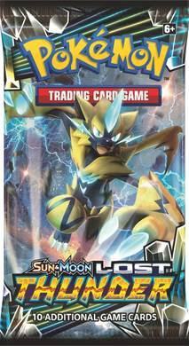 קלפי פוקימון חבילת בוסטר לוסט טנדר Lost Thunder Booster Pack - SM - Lost Thunder (SM8)