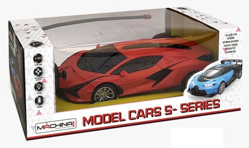 מכונית מרוץ MODEL CARS S-SERIES על שלט רחוק עם אורות קדמיים (מגוון דגמים)