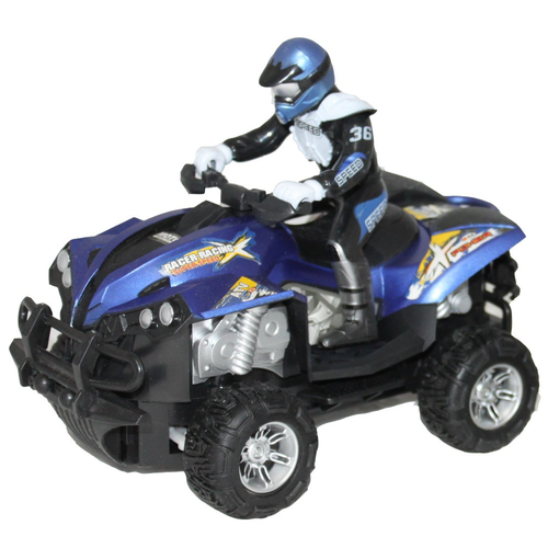 טרקטורון על שלט רחוק כביש/שטח ATV MADNESS קנה מידה 1:12 (מגוון צבעים)