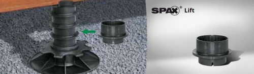 מאריך לתיאום גובה דגם SPAX Lift 5/9 גובה 35 מ