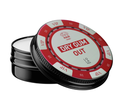 DRY GUM חימר לשיער | חימר סיבים למראה מט מסדרת הפוקר (100 מ”ל)
