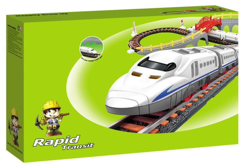 ערכת רכבת חשמלית עם מסלול 8 וגשר Rapid Transit