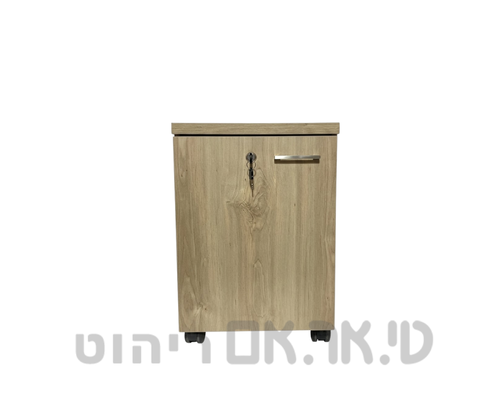 שידה משרדית ניידת עם דלת אחת
