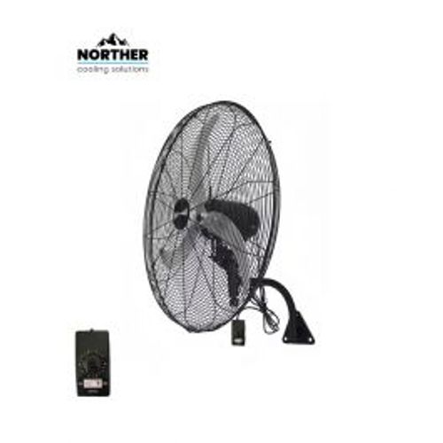 מאוורר תעשייתי 125W 28" Hurricane לקיר+שלט פיקוד לקיר  NORTHER