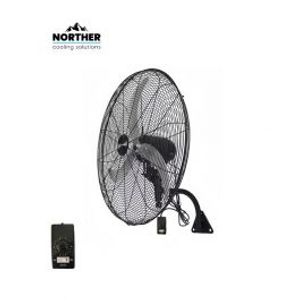 מאוורר תעשייתי 125W 28" Hurricane לקיר+שלט פיקוד לקיר  NORTHER