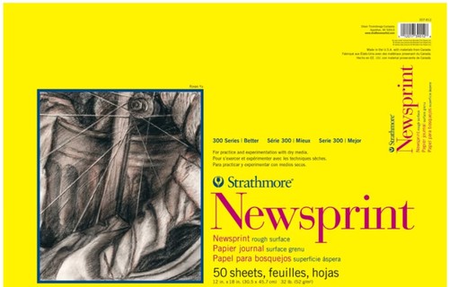 בלוק נייר עיתון NEWSPRINT גודל 45.7*30.5 ס