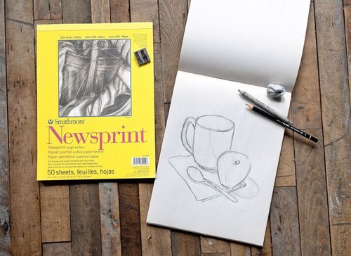 בלוק נייר עיתון NEWSPRINT גודל 45.7*30.5 ס